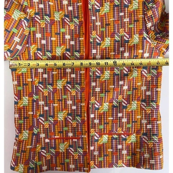 𝅺del Ann's Dallas Graphic Vintage 90's Blazer Size S - Picture 11 of 12